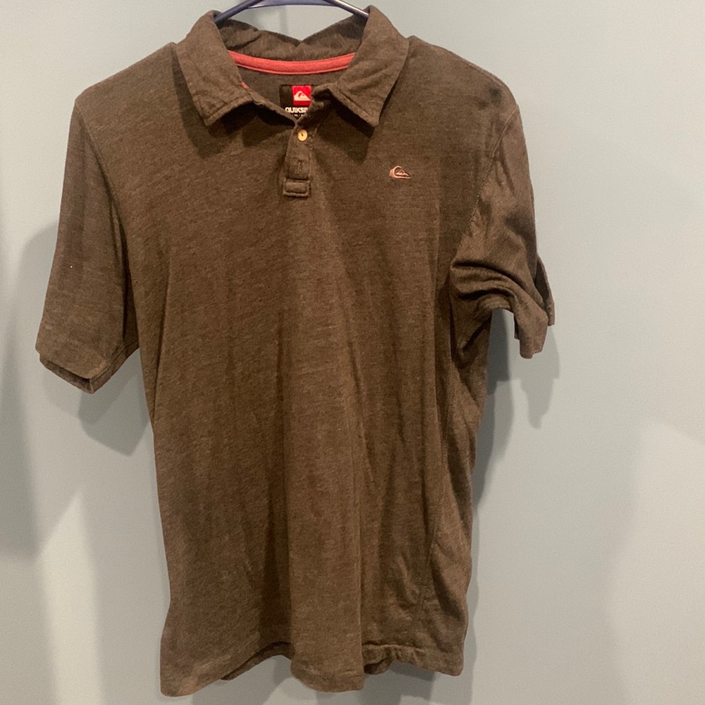 Quiksilver charcoal polo